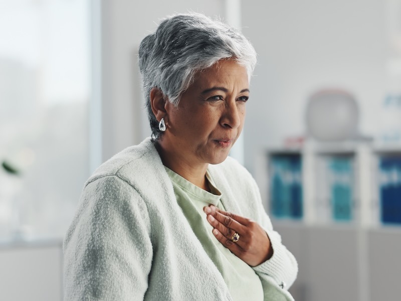 Woman with Reflux / GERD